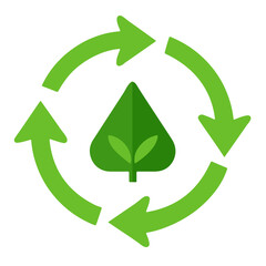 green recycle symbol