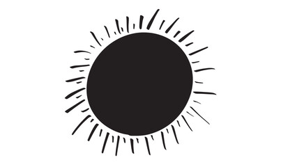 Banner graphic design black color object sun summer season time object empty blank mockup holiday sale travel sea beach paradise fashion pattern event party retro frame shopping offer special summer 