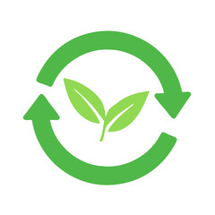 green recycle symbol