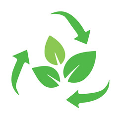 green recycle symbol