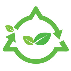 green recycle symbol