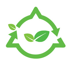 green recycle symbol