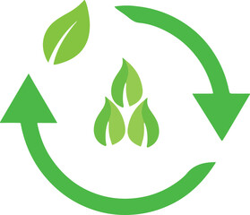 green recycle symbol