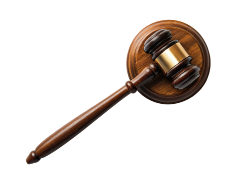 Classic court gavel png wooden gavel png judge mallet png legal tool png transparent background image