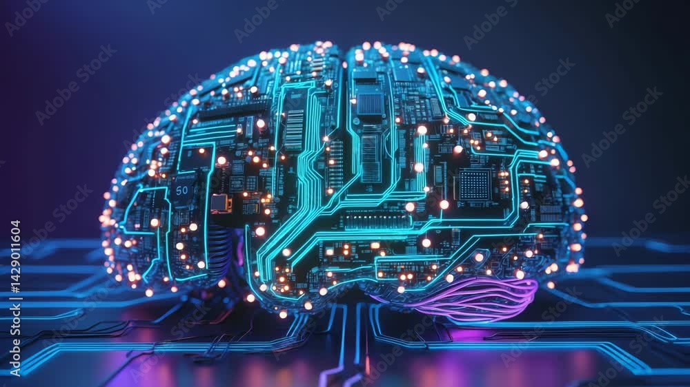 Poster brain as an artificial intelligence system integrated with printed circuit board
