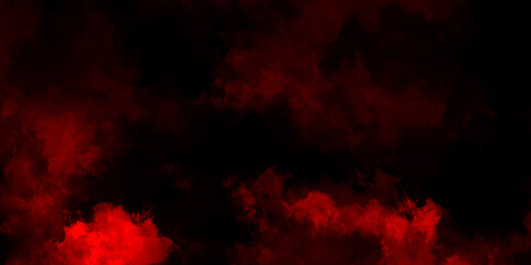 Dark red powder explosion cloud on black background. Abstract red and black grunge texture smoke. smoke fog misty texture overlay on dark black. paranormal red mystic smoke, clouds for movie.