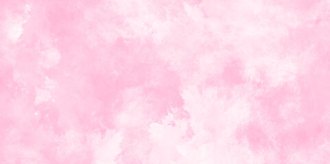 Fototapeta premium Abstract beautiful decorative and lovely soft pink grunge wall paint watercolor texture background. watercolor smoke background texture. fantasy smooth light pink watercolor paper texture background.