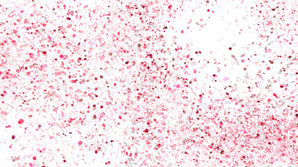 Abstract background with pink confetti and percentage symbols. Perfect for sales, discounts, and promotions.