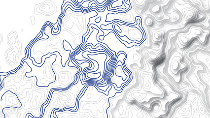 Topography white background and black line wireframe isoline location diagram world map texture design .