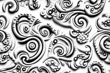 paisley  repeatable seamless tile pattern