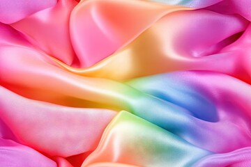 Obraz premium pastel silk textile repeatable seamless tile pattern