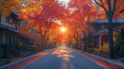 Festive decorations adorn homes and streets in anticipation of autumn holidays