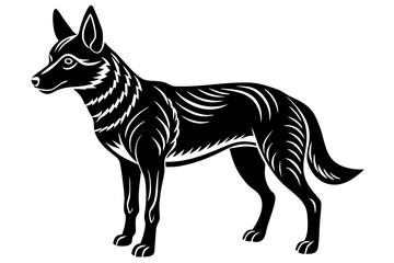 Cute Forest Animal Vector Line Art – Cartoon Clipart, Logo Icon, Funny Animal Illustration on White Background