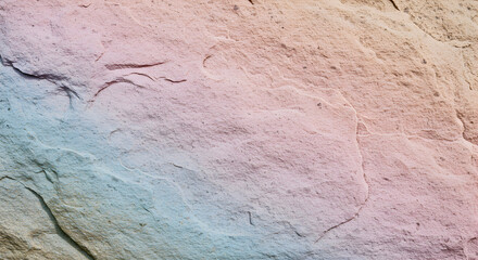 Naklejka premium Pastel Palette Stone Texture, Abstract Rock Face with Gradient Hues