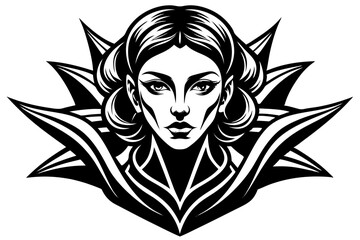 Cute Forest Animal Vector Line Art – Cartoon Clipart, Logo Icon, Funny Animal Illustration on White Background