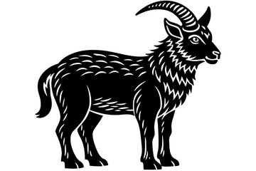 Cute Forest Animal Vector Line Art – Cartoon Clipart, Logo Icon, Funny Animal Illustration on White Background