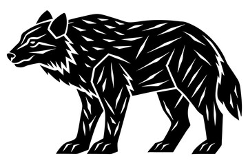 Cute Forest Animal Vector Line Art – Cartoon Clipart, Logo Icon, Funny Animal Illustration on White Background