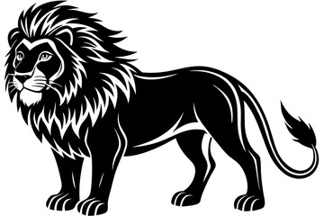 Cute Forest Animal Vector Line Art – Cartoon Clipart, Logo Icon, Funny Animal Illustration on White Background