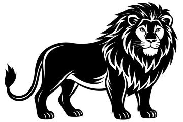 Cute Forest Animal Vector Line Art – Cartoon Clipart, Logo Icon, Funny Animal Illustration on White Background