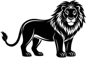 Cute Forest Animal Vector Line Art – Cartoon Clipart, Logo Icon, Funny Animal Illustration on White Background