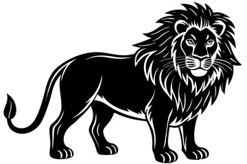 Cute Forest Animal Vector Line Art – Cartoon Clipart, Logo Icon, Funny Animal Illustration on White Background