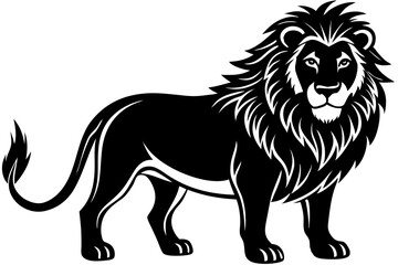 Cute Forest Animal Vector Line Art – Cartoon Clipart, Logo Icon, Funny Animal Illustration on White Background