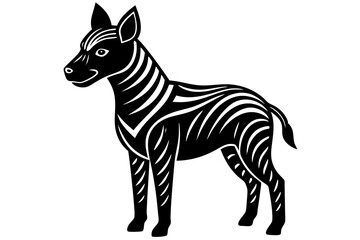 Cute Forest Animal Vector Line Art – Cartoon Clipart, Logo Icon, Funny Animal Illustration on White Background