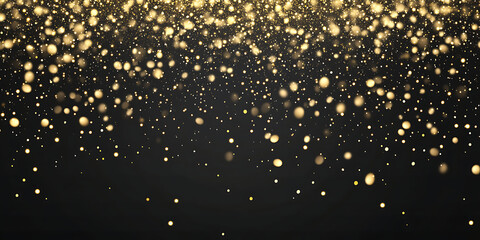 Obraz premium golden christmas background