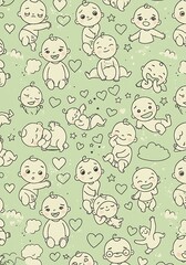 Pastel Dreams: Baby Bliss AI Generated