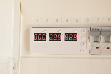 Voltage Relay and Residual Current Device in Apartment Switchboard