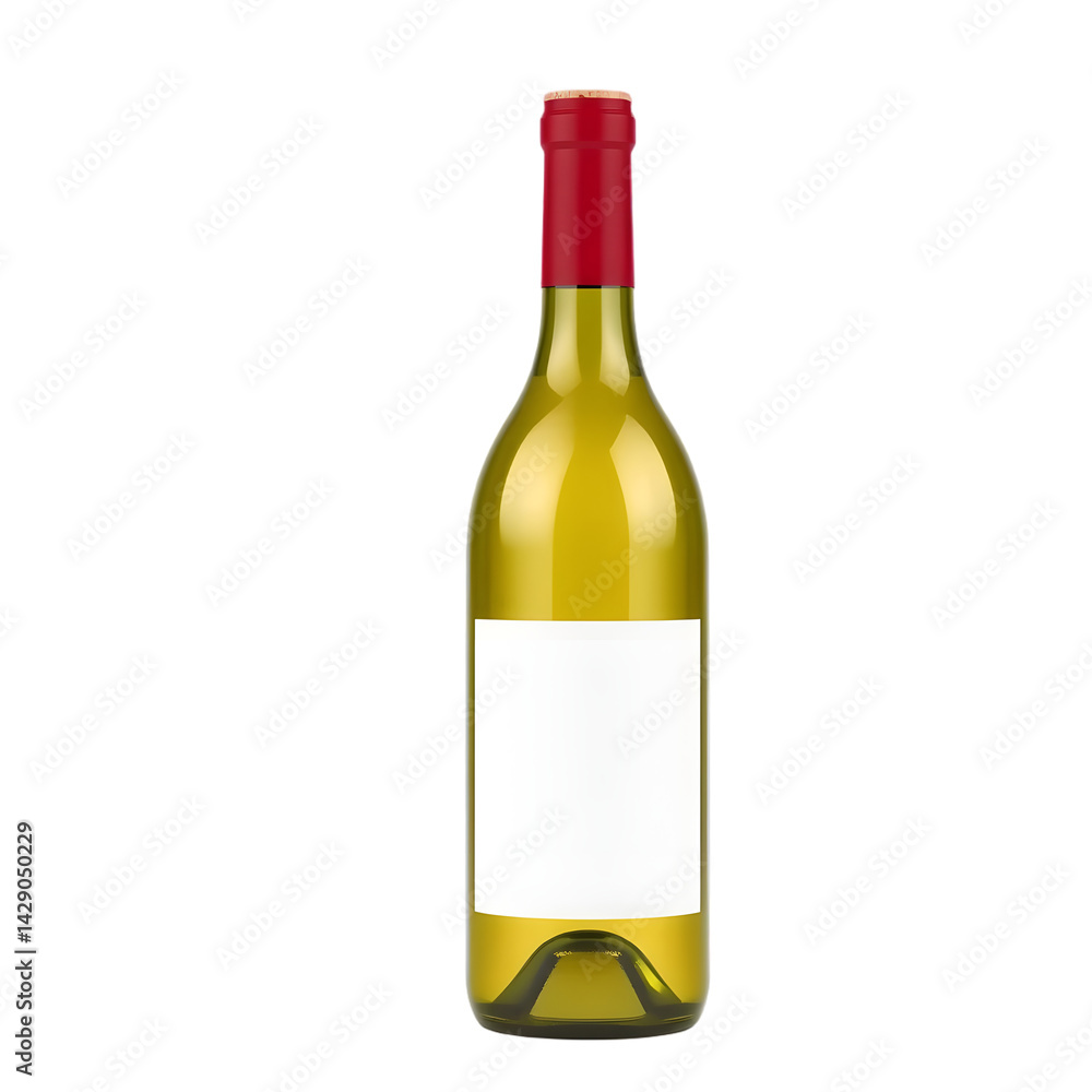 Poster realistic juice bottle, 3d render. clear presentation, ready for use. simple product shot, perfect f
