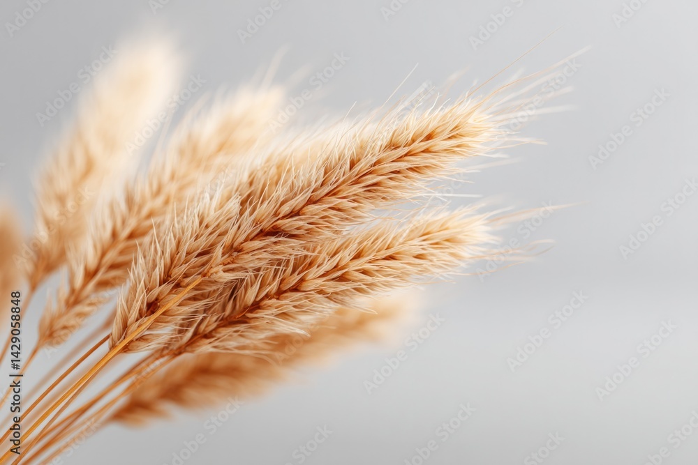 Poster minimalistic composition featuring single symbolic element representing shavuot such as wheat stalks