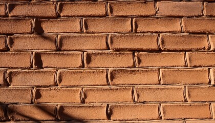 Sunlit Patterns on Mudbrick Surface
