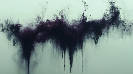 Fototapeta premium Abstract Dark Purple and Grey Ink Splash Texture Background