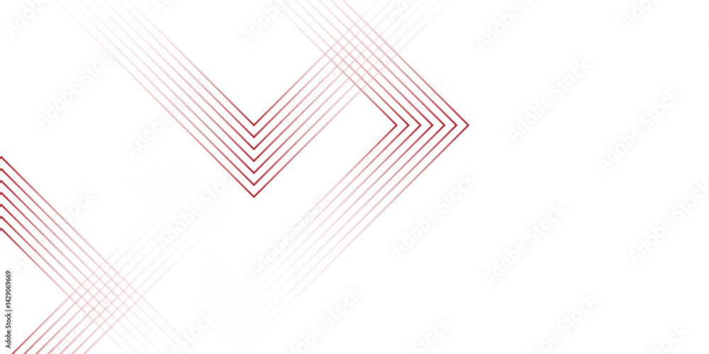 Poster abstract beautiful perfect random red lines background. abstract red lines with white background cre
