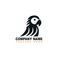 Parrot Logo Vector Design