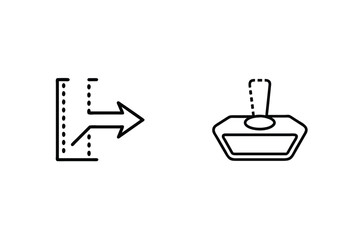 Import Data And Table Illustration In Clean Line Art Style Isolated