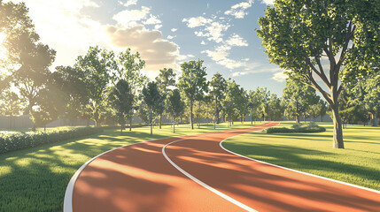 road in the park