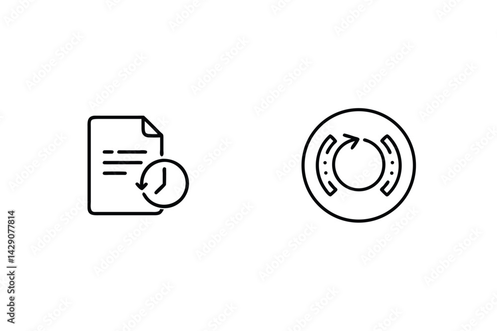 Poster backup file and data protection symbols for cybersecurity and information recovery