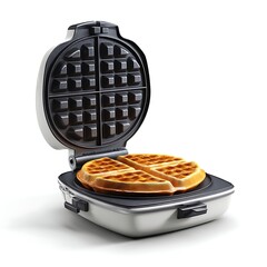 3d Render Of A Waffle Maker Open With Waffle