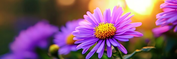 Obraz premium beautiful aster flower 