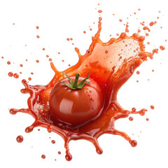 Tomato sauce blast png ketchup splash png tomato burst png red liquid splash png flavor explosion png cooking splash png transparent background image