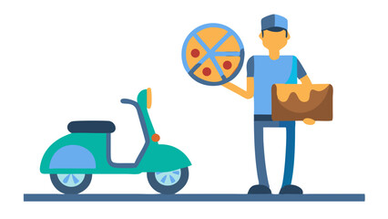 pizza delivery, icon