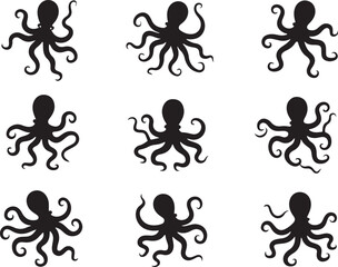 Octopus Vector Silhouette | Marine Life SVG Clipart

Octopus SVG Cut File | Tentacle Silhouette for Cricut

Nautical Octopus Silhouette | Ocean Animal Vector Design

Kraken Octopus Vector | Sea Creatu
