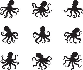 Octopus Vector Silhouette | Marine Life SVG Clipart

Octopus SVG Cut File | Tentacle Silhouette for Cricut

Nautical Octopus Silhouette | Ocean Animal Vector Design

Kraken Octopus Vector | Sea Creatu