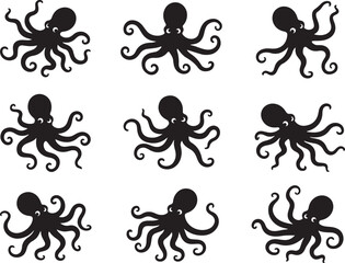 Octopus Vector Silhouette | Marine Life SVG Clipart

Octopus SVG Cut File | Tentacle Silhouette for Cricut

Nautical Octopus Silhouette | Ocean Animal Vector Design

Kraken Octopus Vector | Sea Creatu