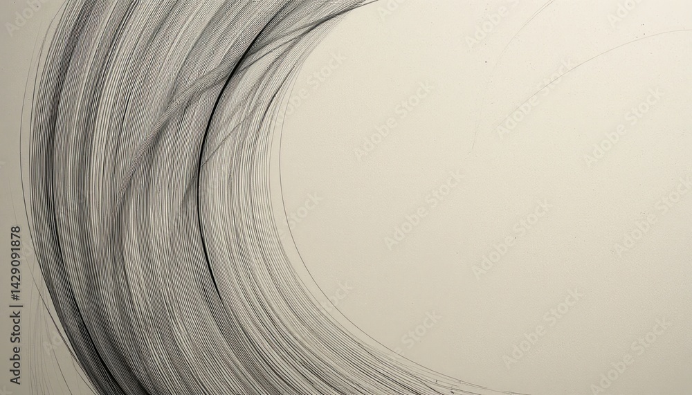Poster dynamic curved line artwork abstract art gallery digital artwork minimalist design close-up perspect