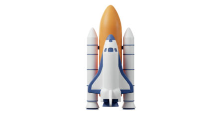 Isolated Space Shuttle Ready for Launch
