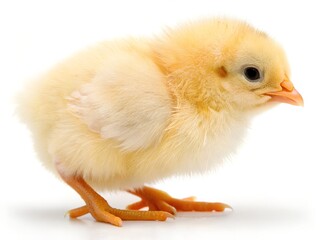 Fototapeta premium baby chicken isolated on white