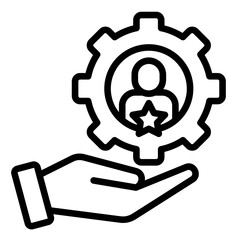 Talent Development  Icon Element For Design	